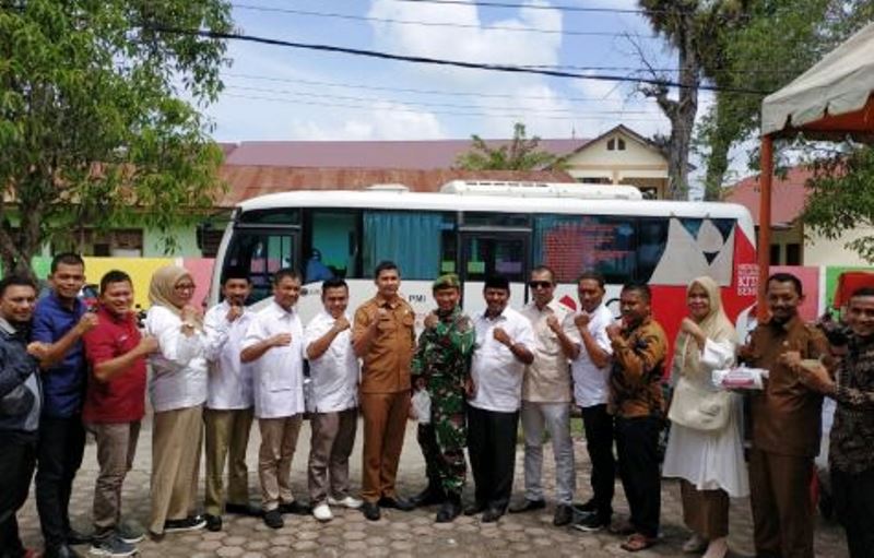 Zikir Dan Donor Darah Warnai Perayaan HUT Partai Gerindra di Aceh Utara