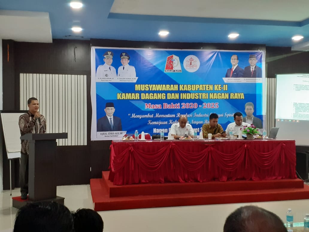 Fadliyandri Terpilih Secara Aklamasi Sebagai Ketua Kadin Nagan Raya