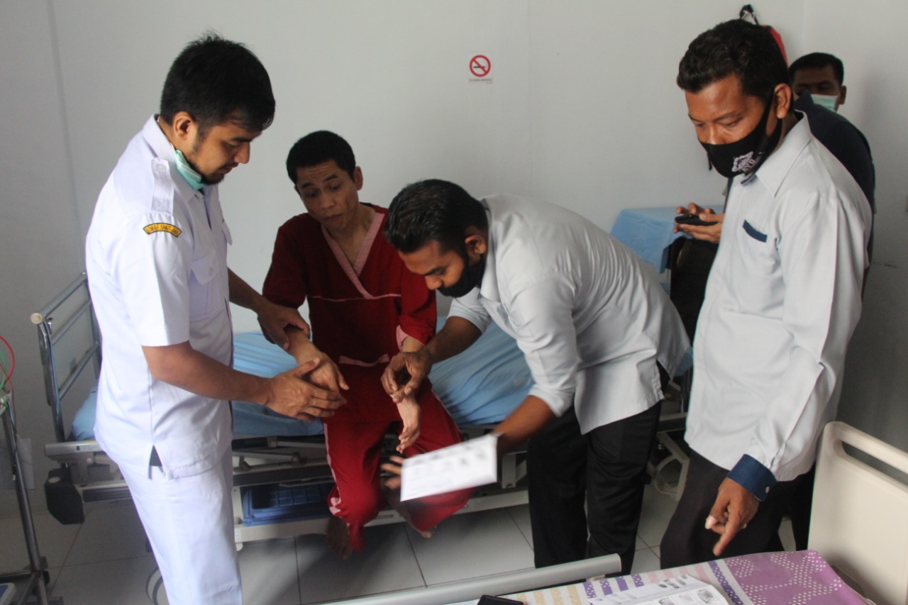 Polda Aceh Ambil Sampel Swab Buccal DNA dan Sidik Jari untuk Pastikan Identitas Asep