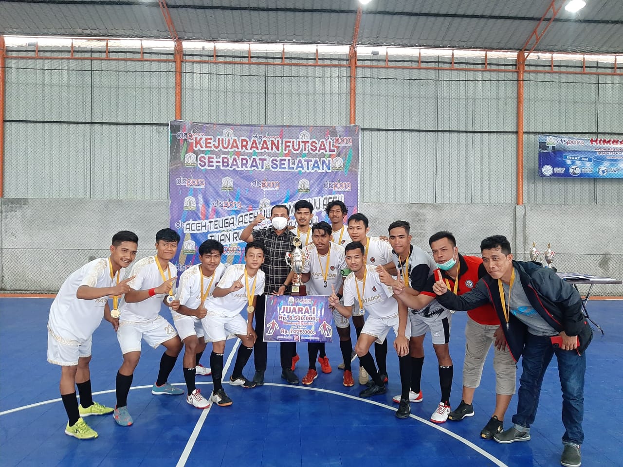 Jaring Aspirasi Anak Muda, Irpannusir Pelopori Turnamen Futsal di Abdya