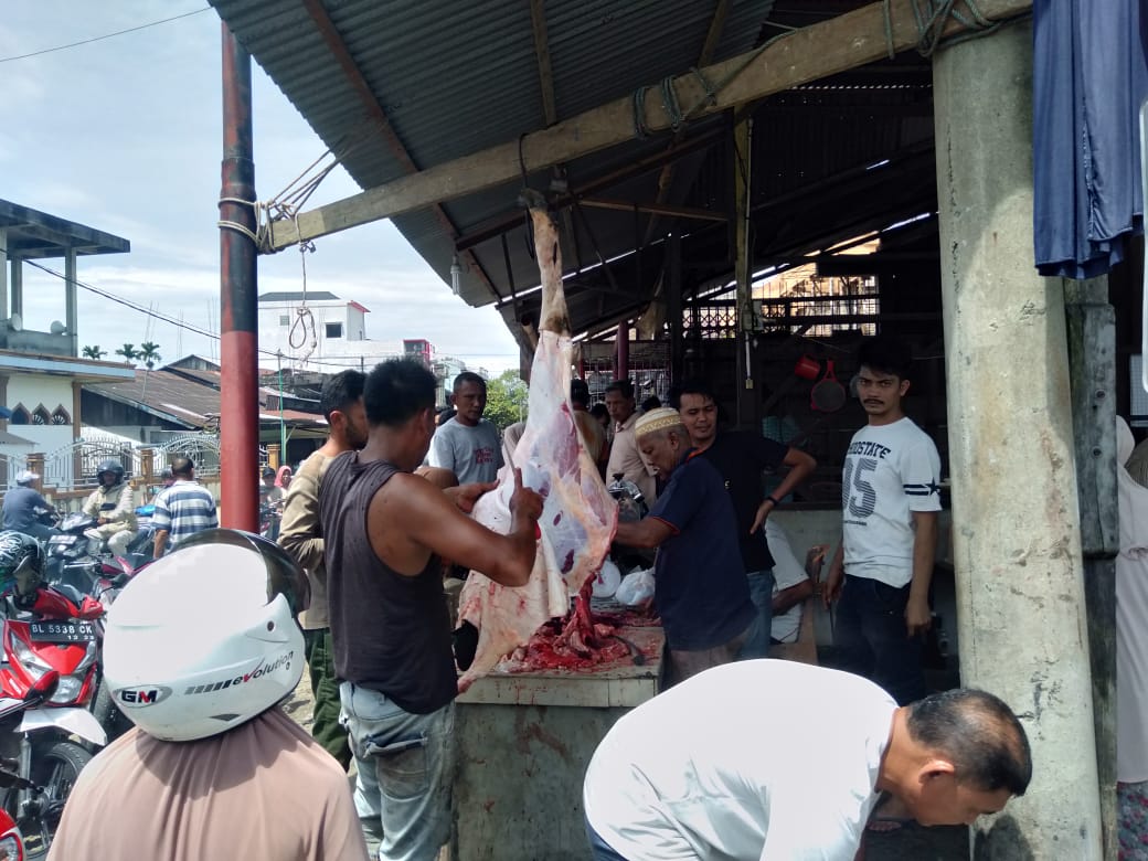 Harga Daging Meugang Idul Fitri di Abdya Rp. 200 Ribu per Kilogram