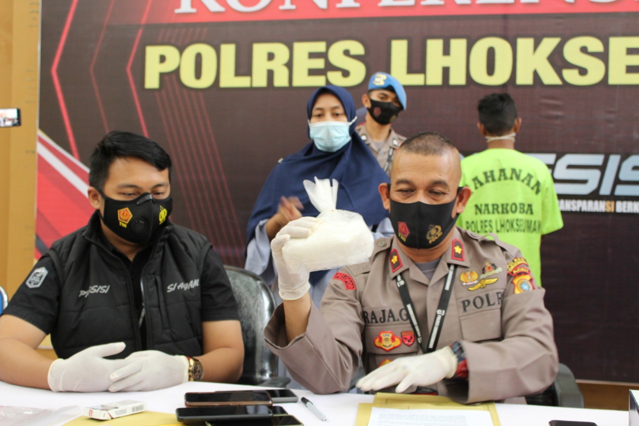 Pemuda Kandang Lhokseumawe Ecer Sabu-sabu Setengah Kilo