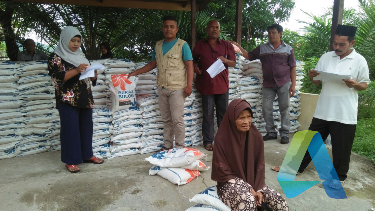 Dinas Sosial Abdya, Kembali Bagi Beras Rastra Bagi Keluarga KPM